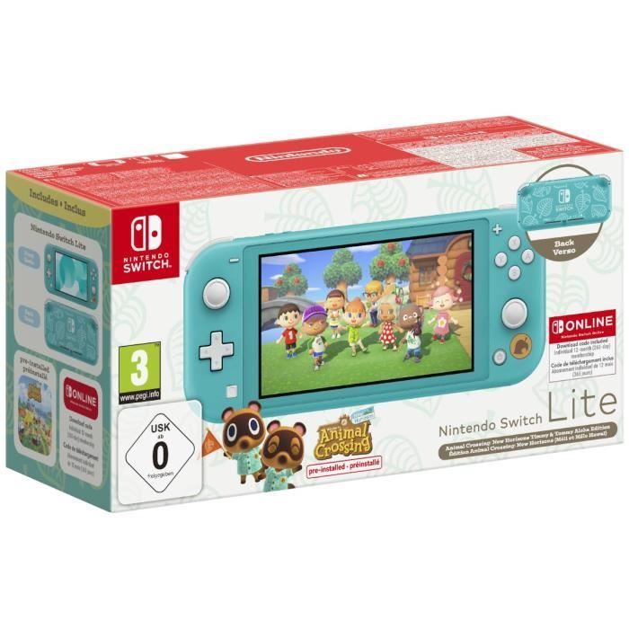 Nintendo Switch Lite handheldconsole • Nook's Cranny Hawaii Limited Edition + Animal Crossing: New Horizons (vooraf geïnstalleerd)