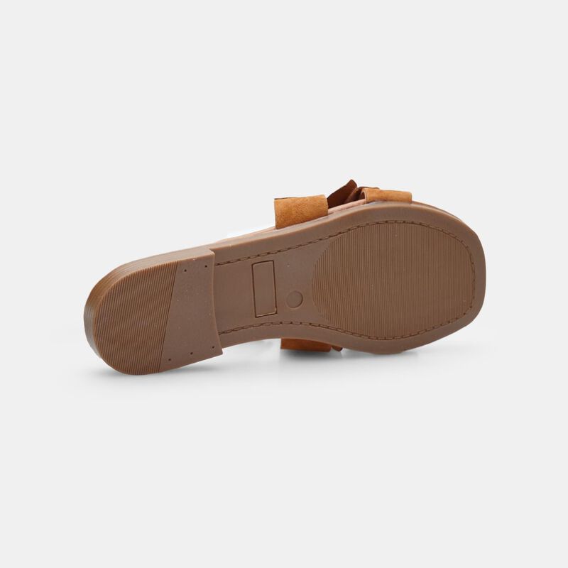 BATA damesslipper met bloemversiering