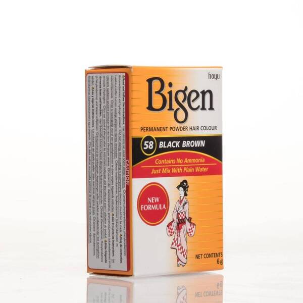 Bigen kestopuuterihiusväri - mustanruskea
