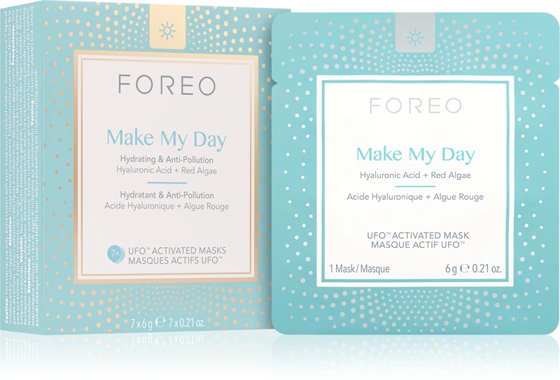 FOREO UFO™ Make My Day zaščitna, vlažilna maska za obraz