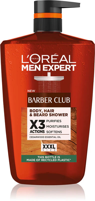 L'Oréal Paris Men Expert Barber Club umývací gél na bradu, tvár a vlasy
