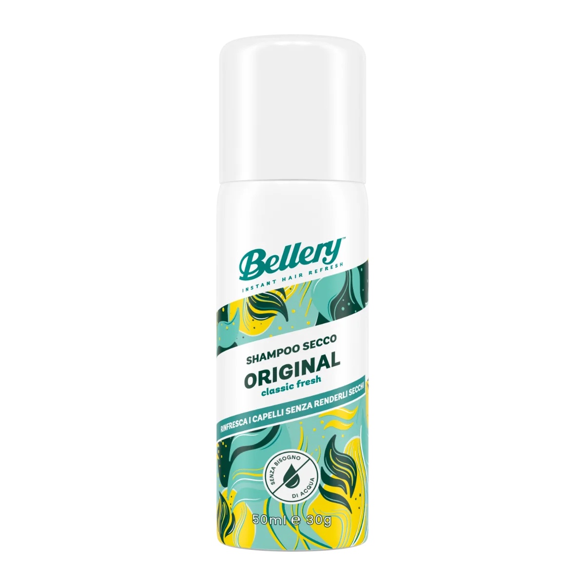 Bellery Original Dry Shampoo 50ml verwijdert talg.