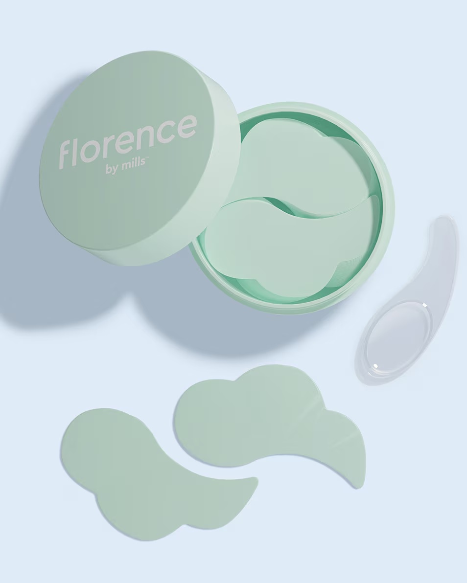 Επιθέματα ματιών FLORENCE BY MILLS που επιπλέουν κάτω από τα μάτια - Επιθέματα τζελ που ξεφουσκώνουν κάτω από τα μάτια