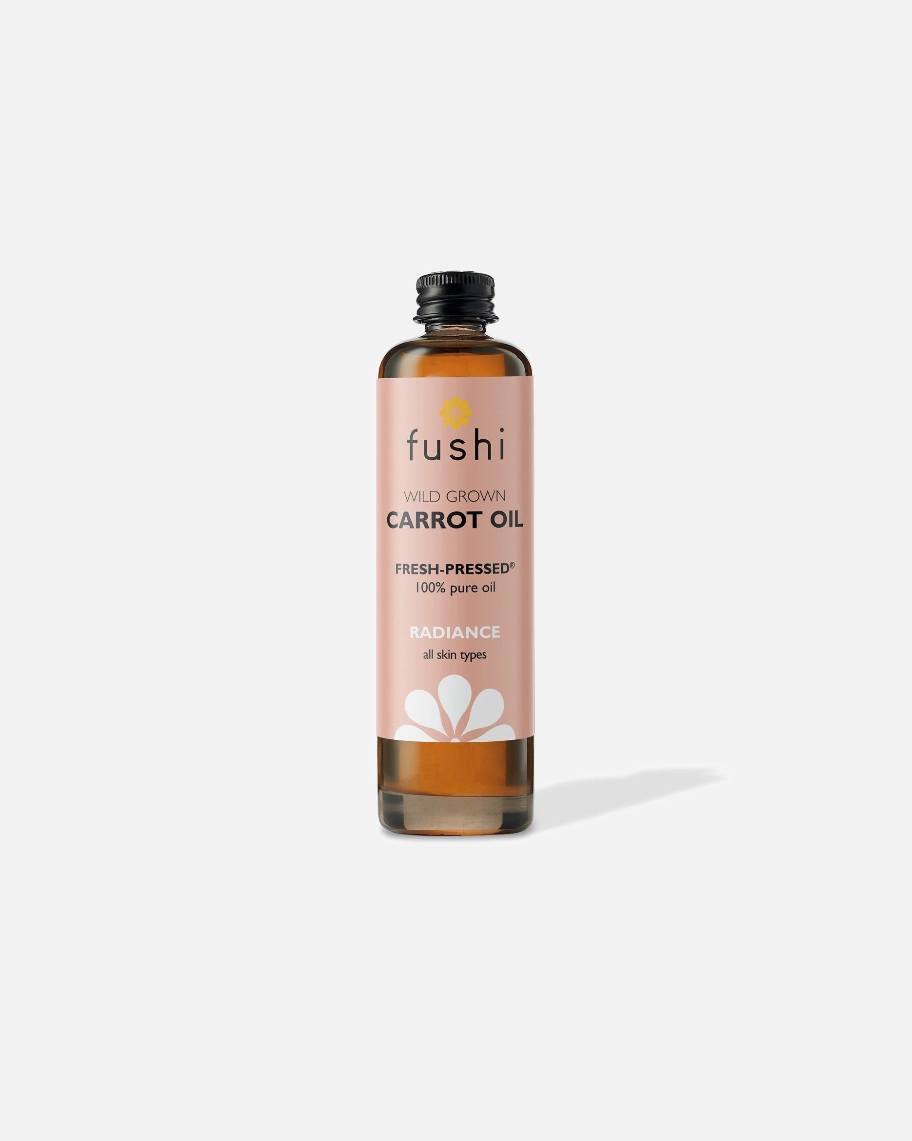 „Fushi“ kūno aliejus, šviežiai spaustas morkų aliejus – 100 ml