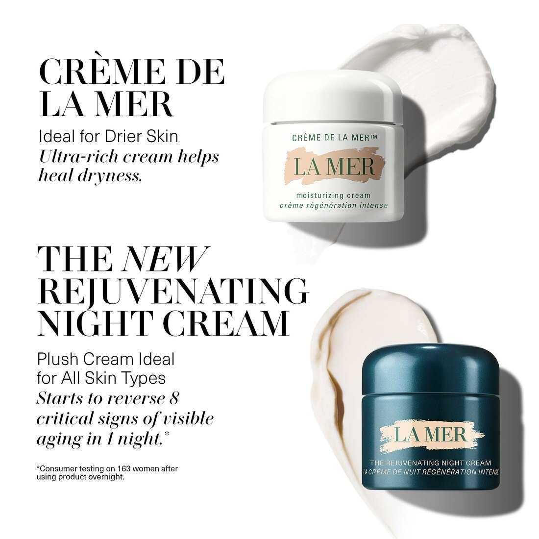 La Mer krema za lice, pomlađujuća noćna krema – 15 ml