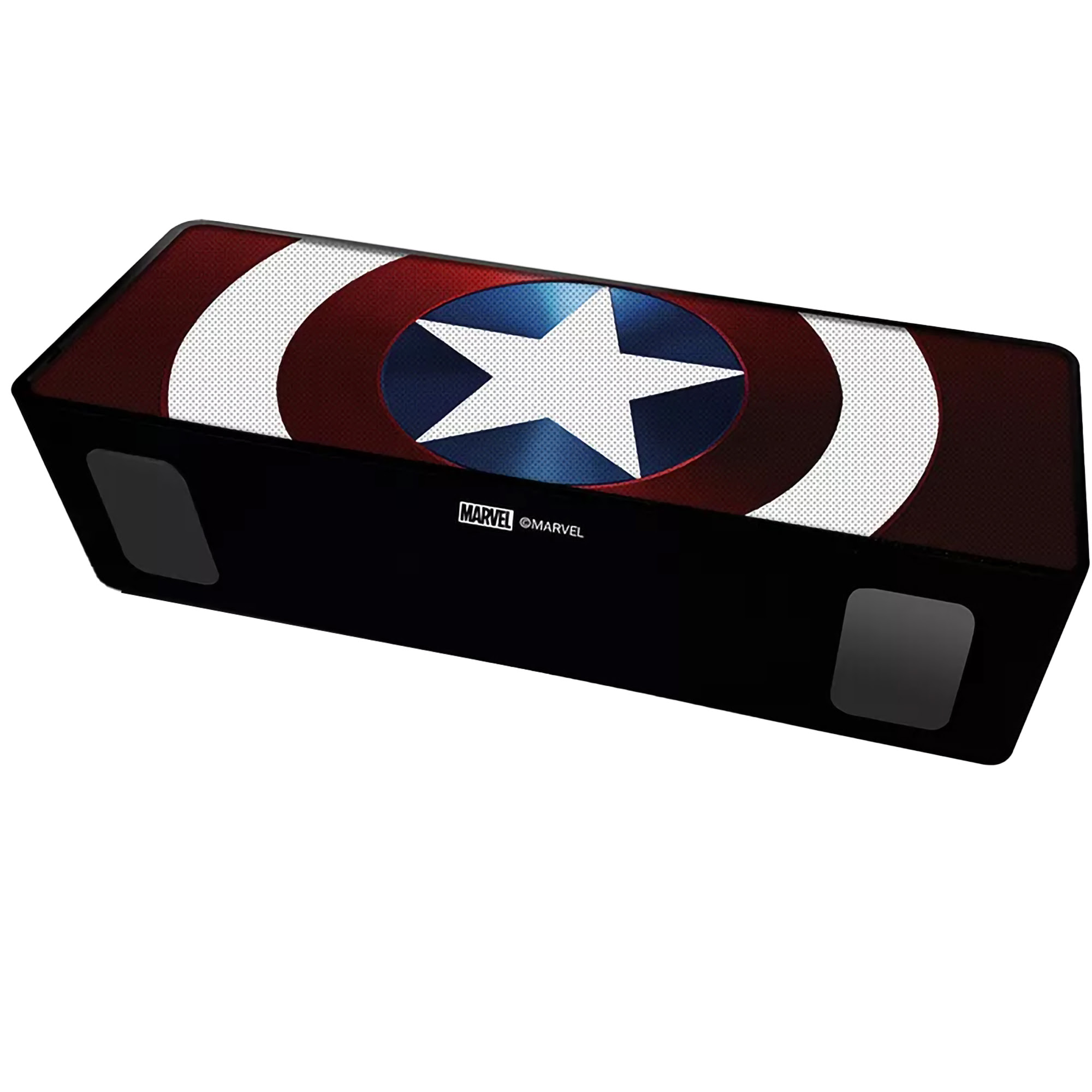  Caixa de Som Bluetooth Estéreo 2.1 Portátil Sem Fio 10w Capitão América Marvel