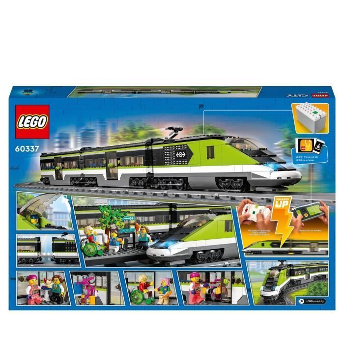 Treno passeggeri LEGO City Express - Trenino giocattolo telecomandato - Fari funzionanti - Per bambini dai 7 anni in su