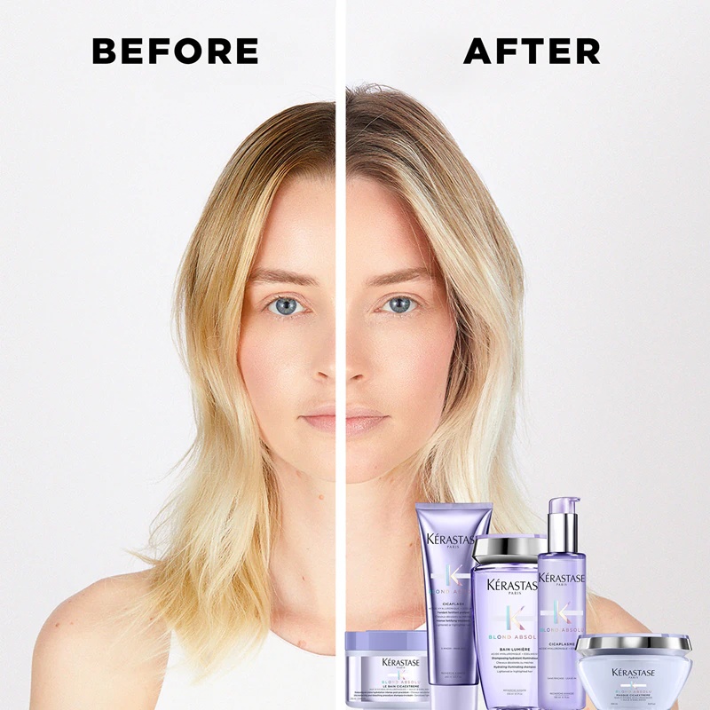 Kérastase Blond Absolu Bain Ultra-Violet vannas šampūns balinātiem matiem ar vēsām blondām šķipsnām