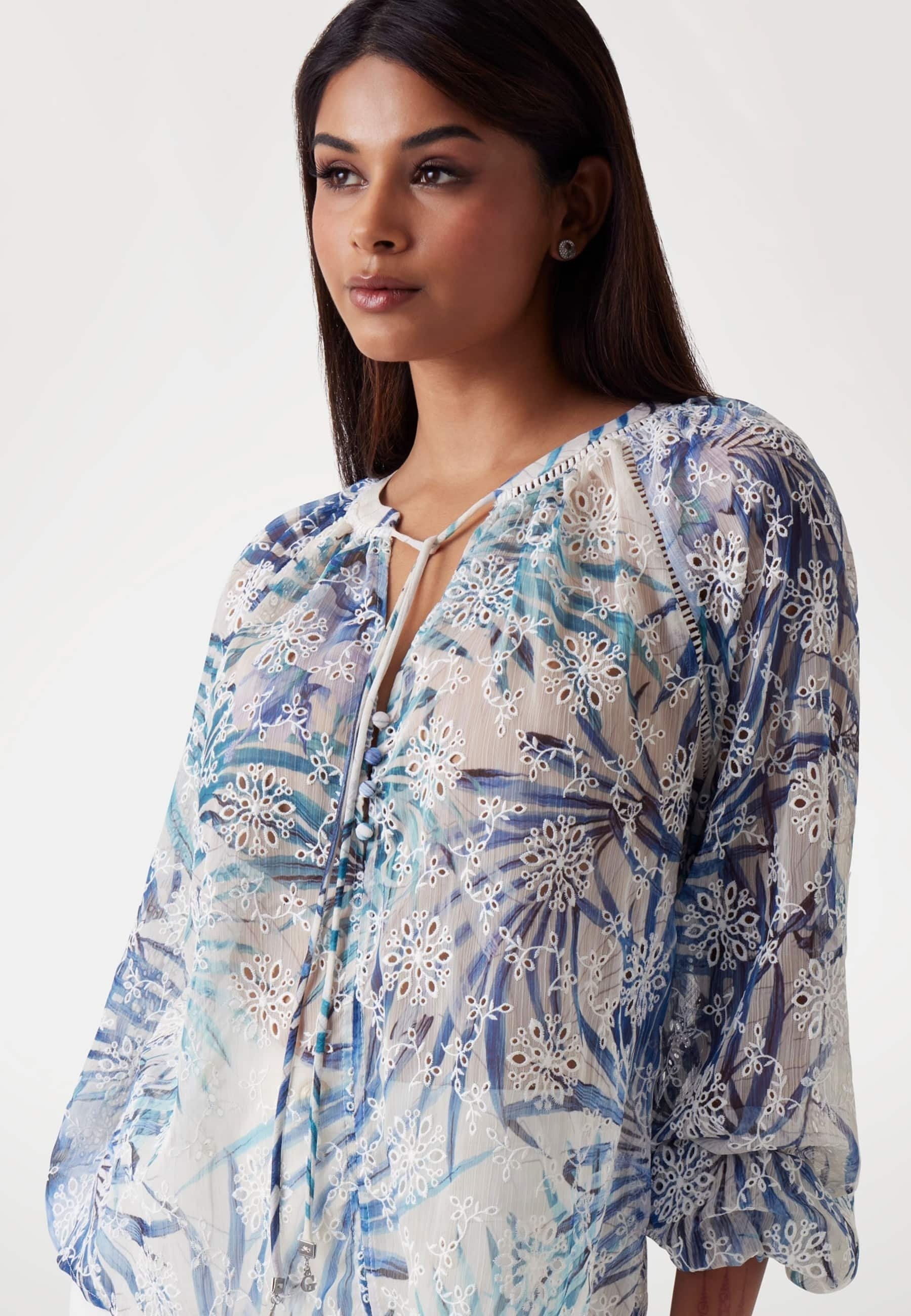 Camicetta fluida Guess con fantasia floreale