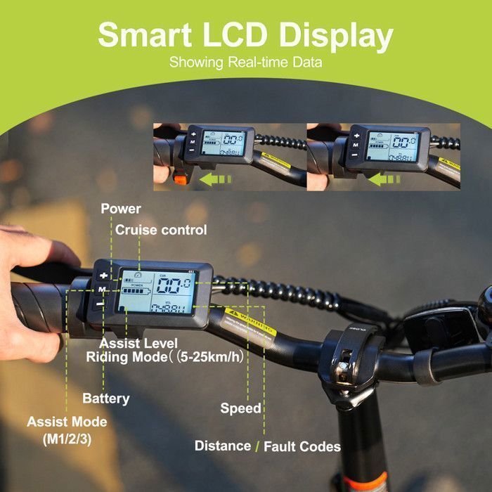 AVDLEU - Vélo Électrique Pliable - Roues 16
