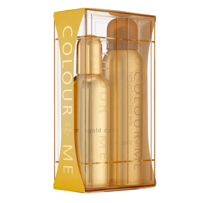 Color Me bodyspray gavesæt guld
