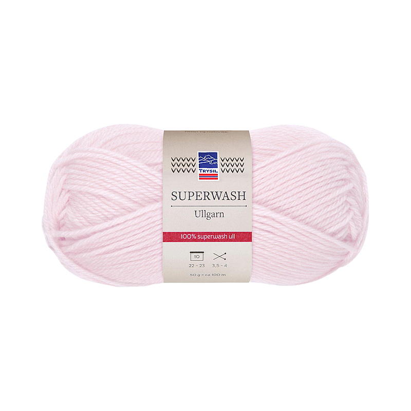 Roze superwash wollen garen