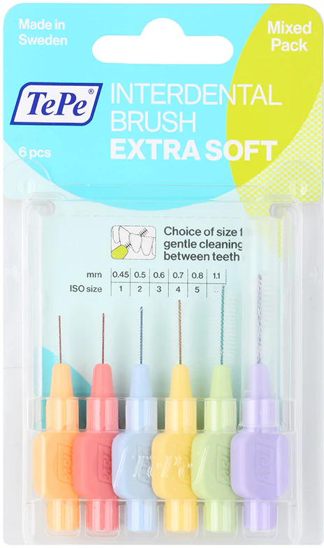 Mistura de escovas interdentais TePe Extra Soft