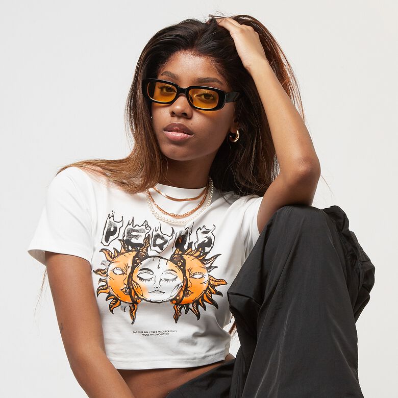 Face The Sun Graphic Cop Top
