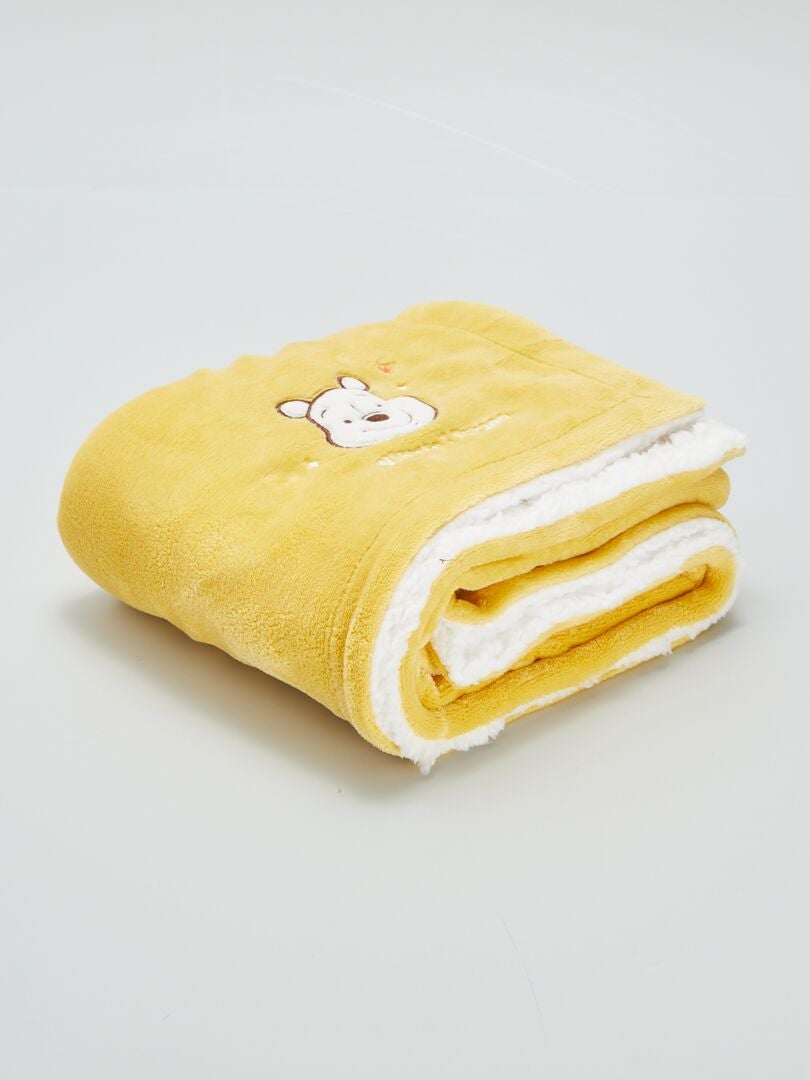 Disney fleece- en sherpa-deken - GEEL