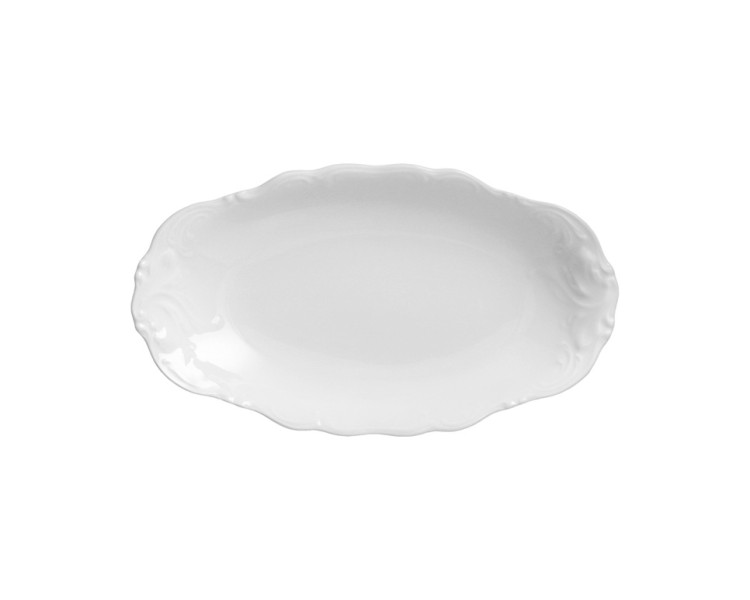 Półmisek owalny 24 cm Fryderyka Biała C001