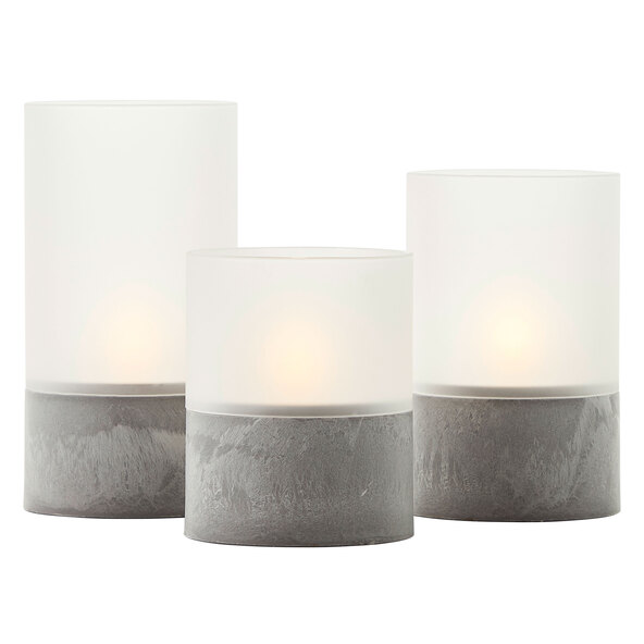 Lampă de masă cu lumânare LED Bougie, set de 3