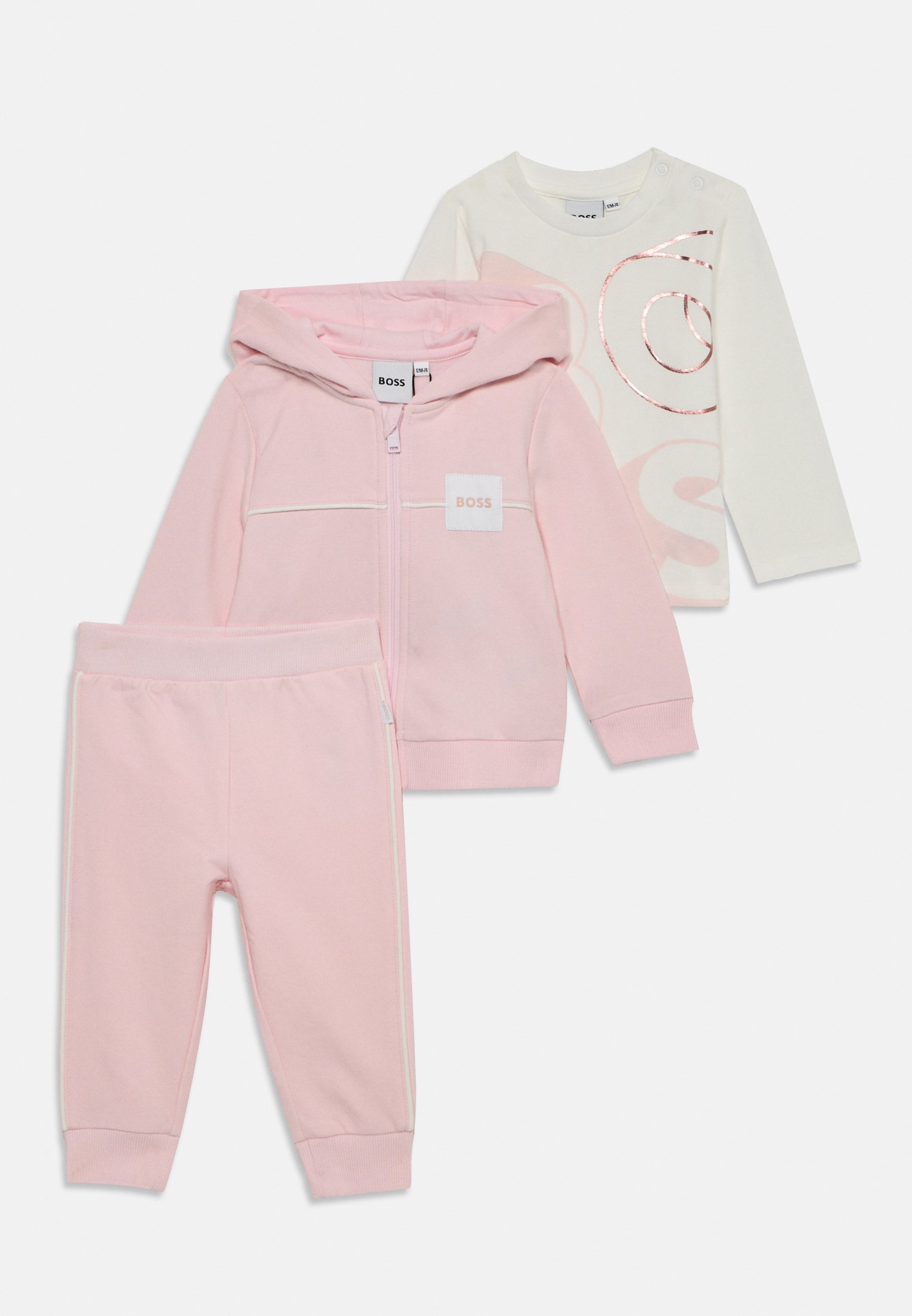 BOSS Kidswear NEWBORN SET - Babygaver - rosa/blek