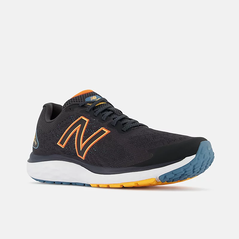 Homme Fresh 680v7 Foam – Schwarz mit leuchtendem Orange und leuchtender Aprikose