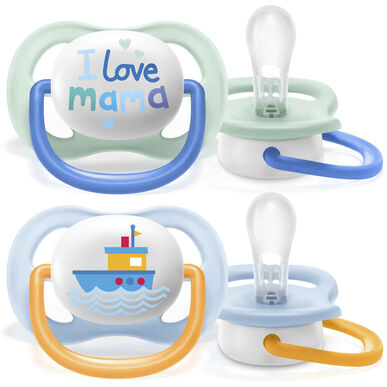Philips Avent UltraAir Happy Boy -tutti 0–6 kuukautta 2 kpl 2 kpl