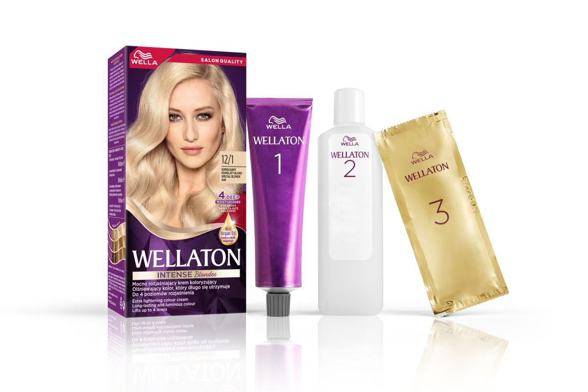 Crema colorante per capelli Wella 5/0 castano chiaro Wellaton