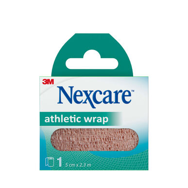 Nexcare Elastisk Støttebandage Brun 2 m 1 stk. 1 stk.