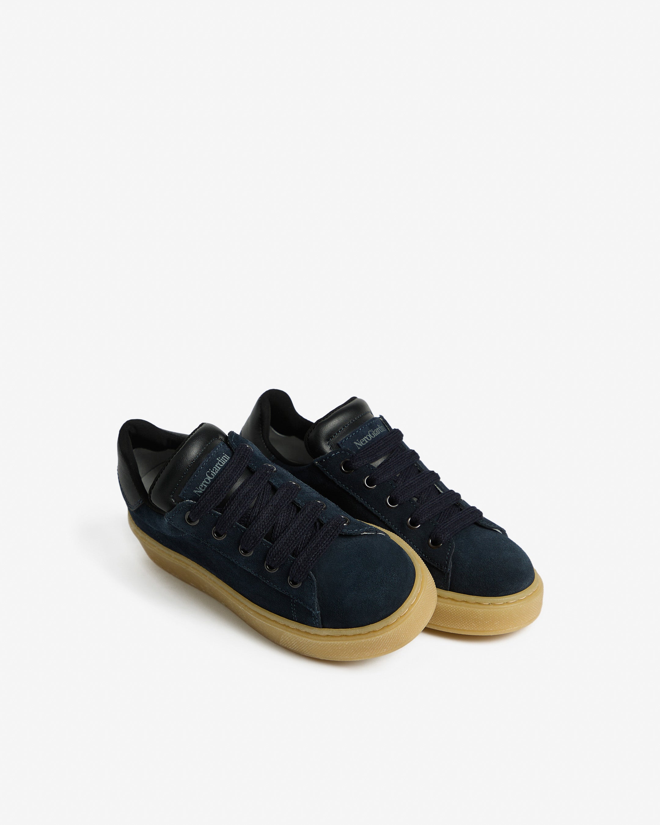  Baskets pour adolescents garçons en daim et cuir