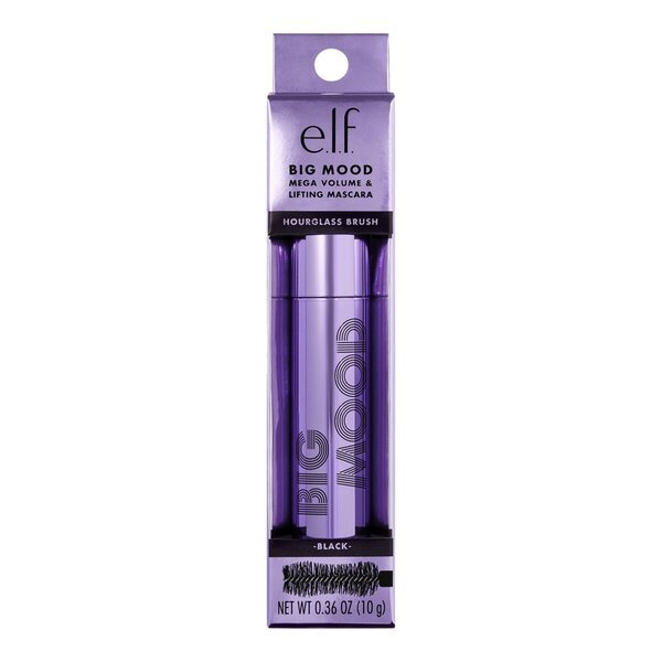 elf Big Mood čierna mega objemová a liftingová maskara<br>9 ml