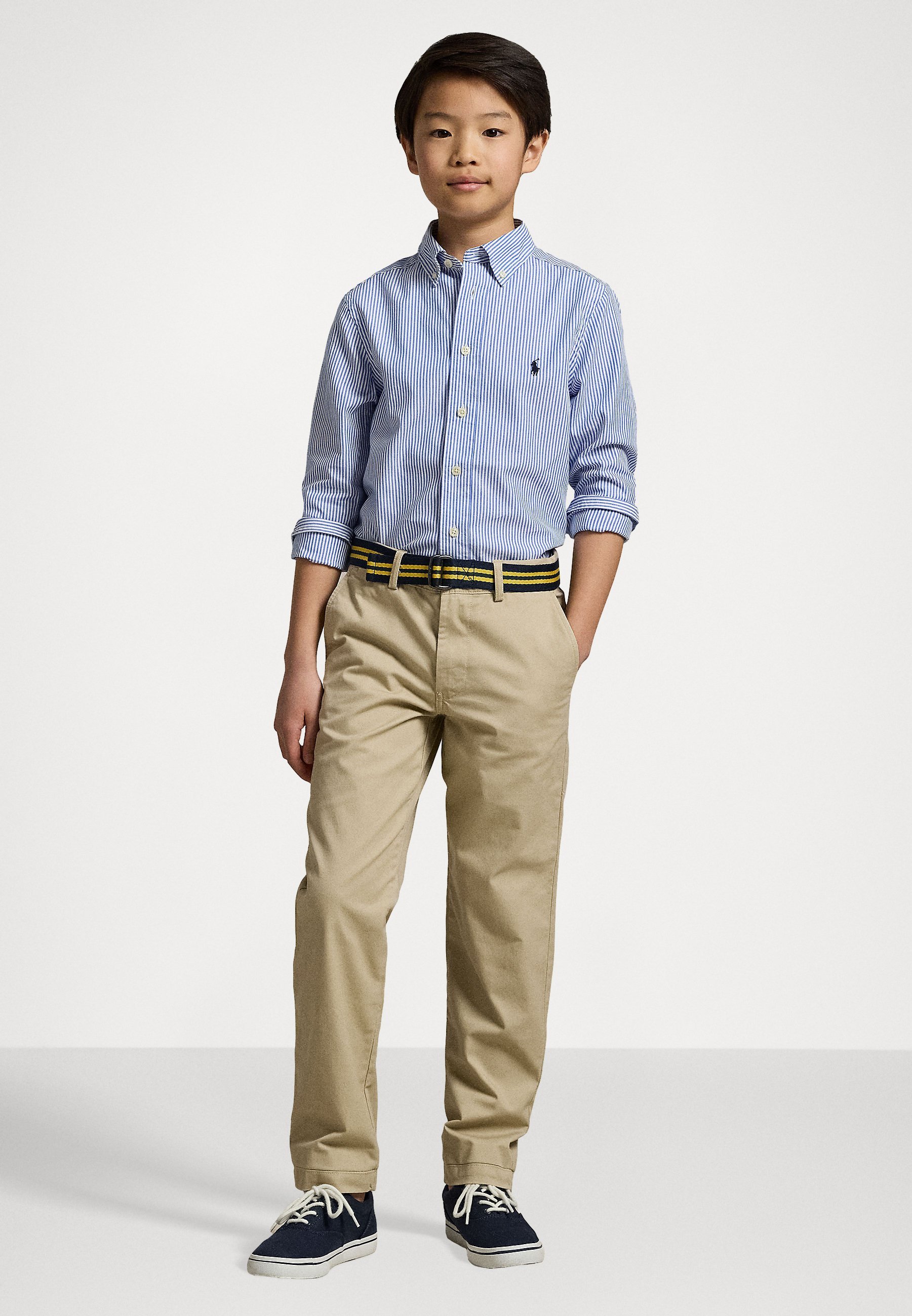 Polo Ralph Lauren Slim Fit Flex Abrasion Twill Broek - Chino's - klassiek kaki