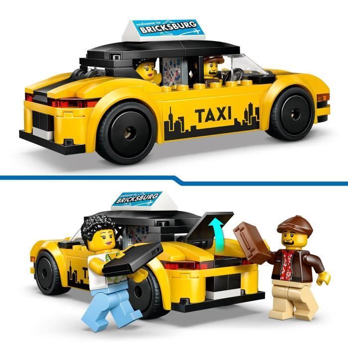 LEGO City 60487 Yellow Taxi - Toy Car for Boys or Girls Ages 5+ - Gift Idea