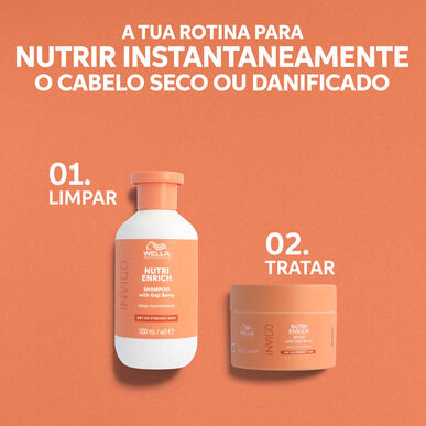 Wella Professionals Invigo Nutri Enrich Shampoo Djupgående återfuktande schampo för torrt hår