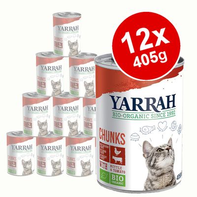 Yarrah Organic Chunks Saver Pack 12 x 405g
