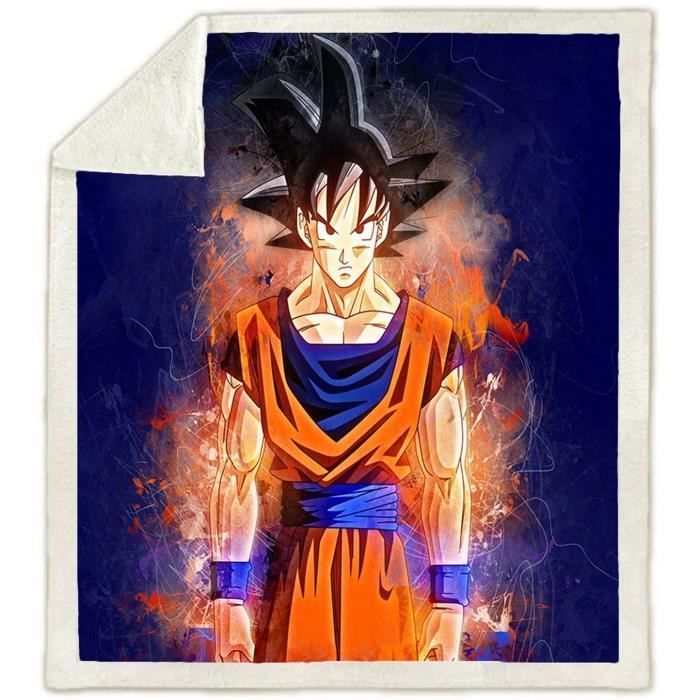 Dragon Ball deken en plaid - Meerkleurig - Rechthoekig - 70x140cm