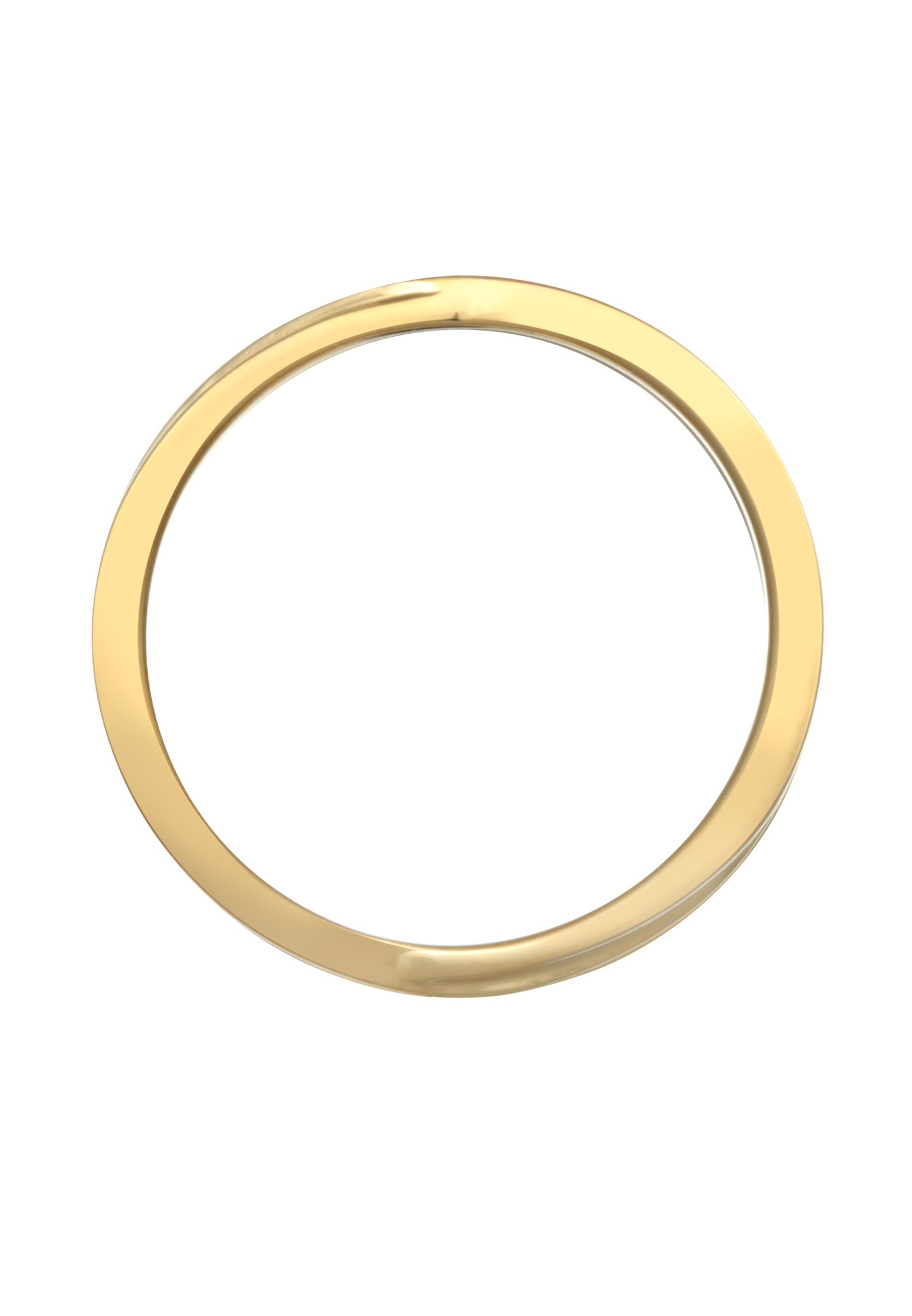 Elli Femmes Enroulement Moderne avec Émail blanc en Argent Sterling 925