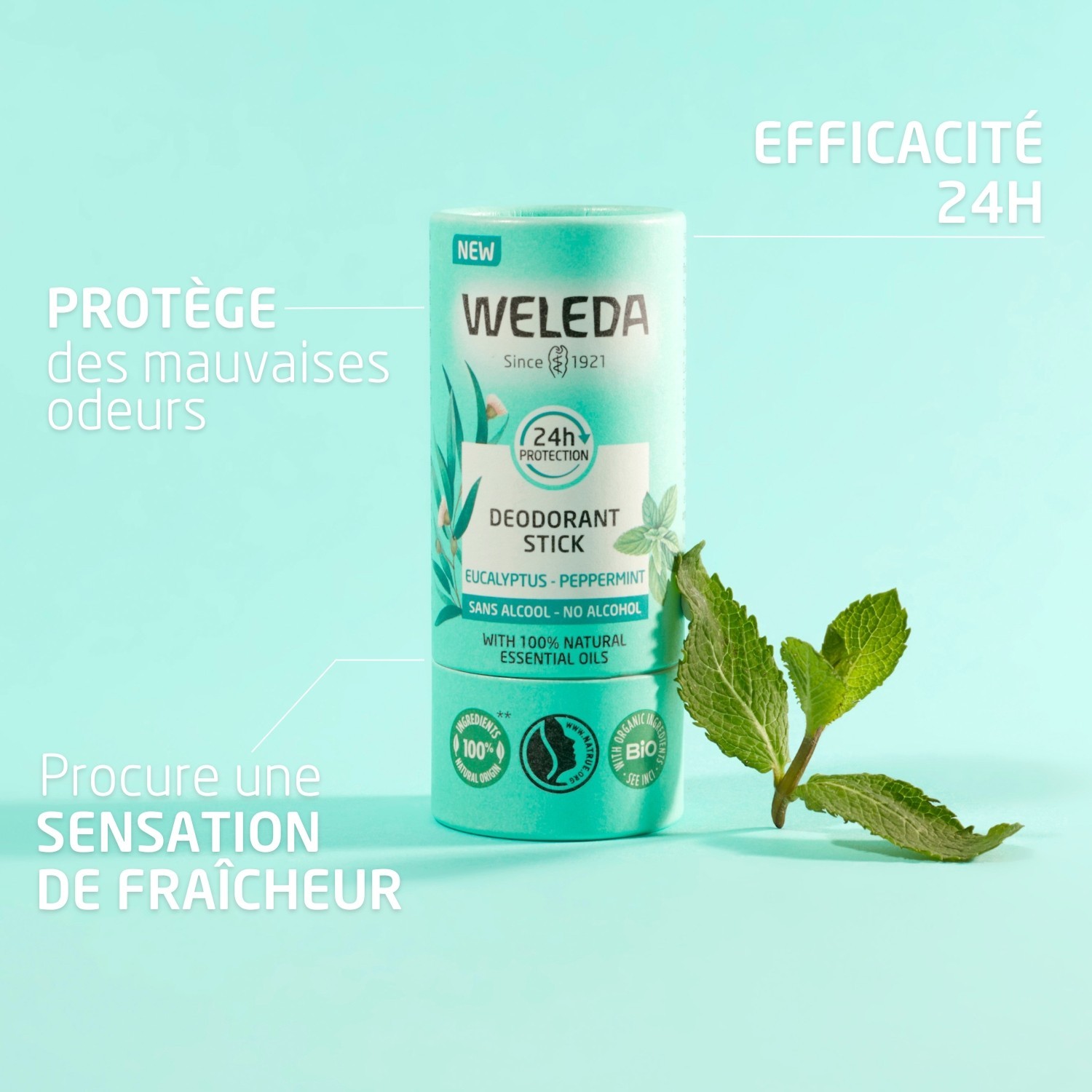 Weleda Deodorant stick Eucalyptus Peppermint