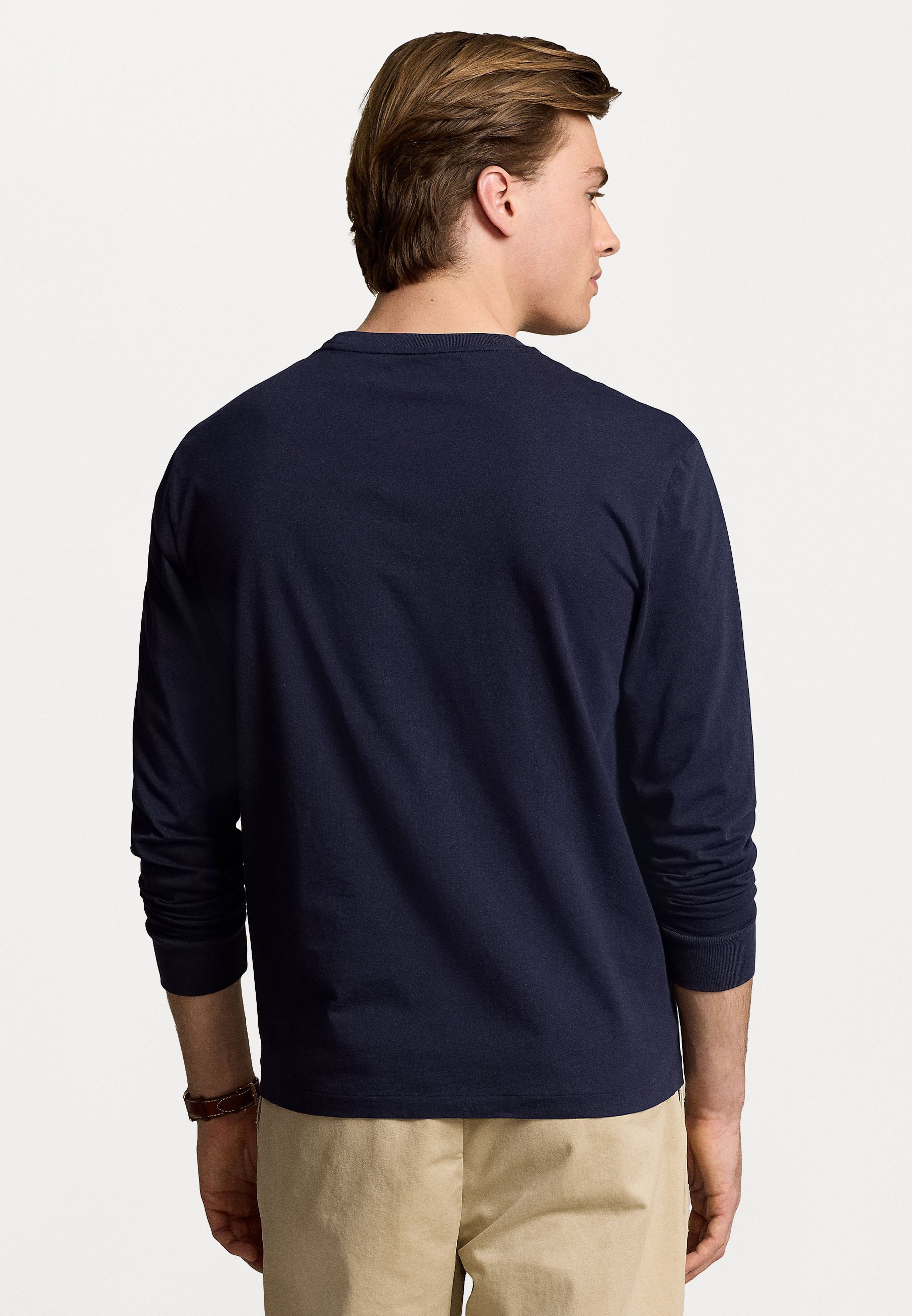 TRIČKO S DLOUHÝM RUKÁVEM CLASSIC FIT JERSEY - Top s dlouhým rukávem - black