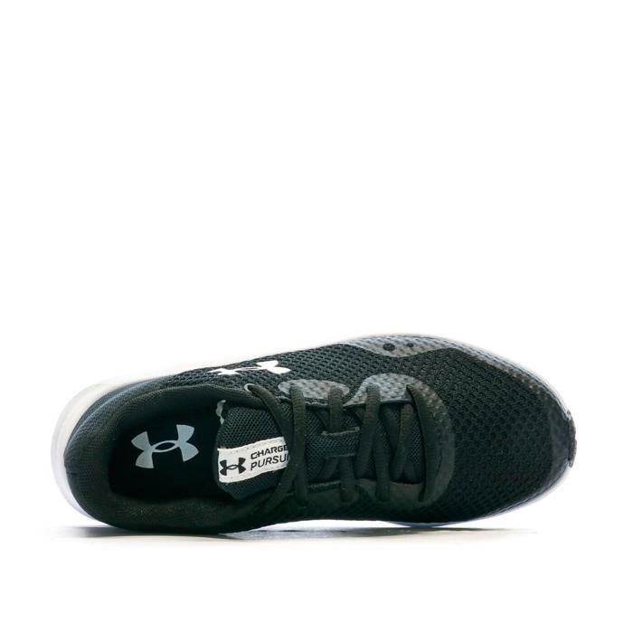 Under Armour Charged Pursuit 3 hardloopschoenen voor dames in zwart/wit