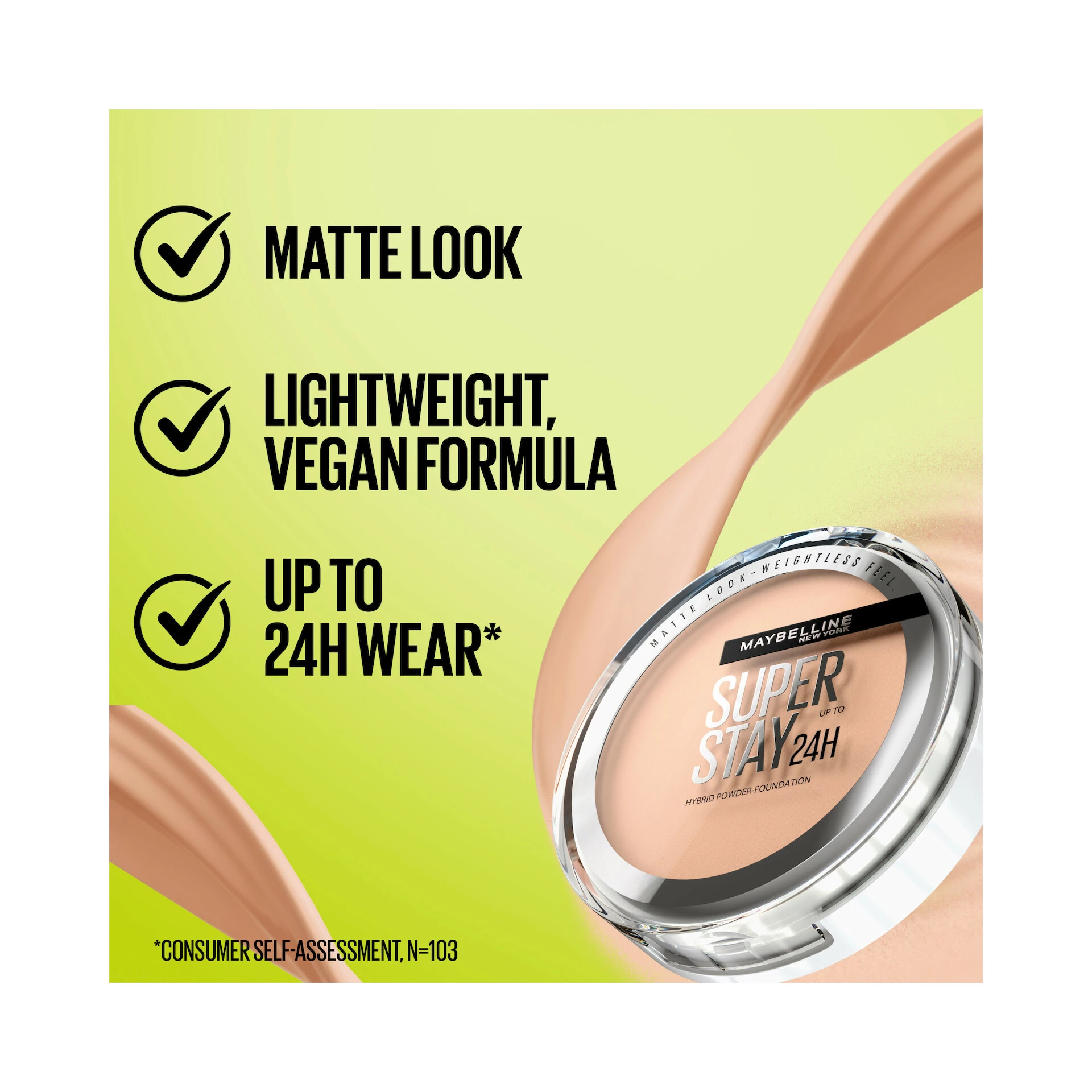 Superstay 24H hibrid púderalapozó 06 - Maybelline