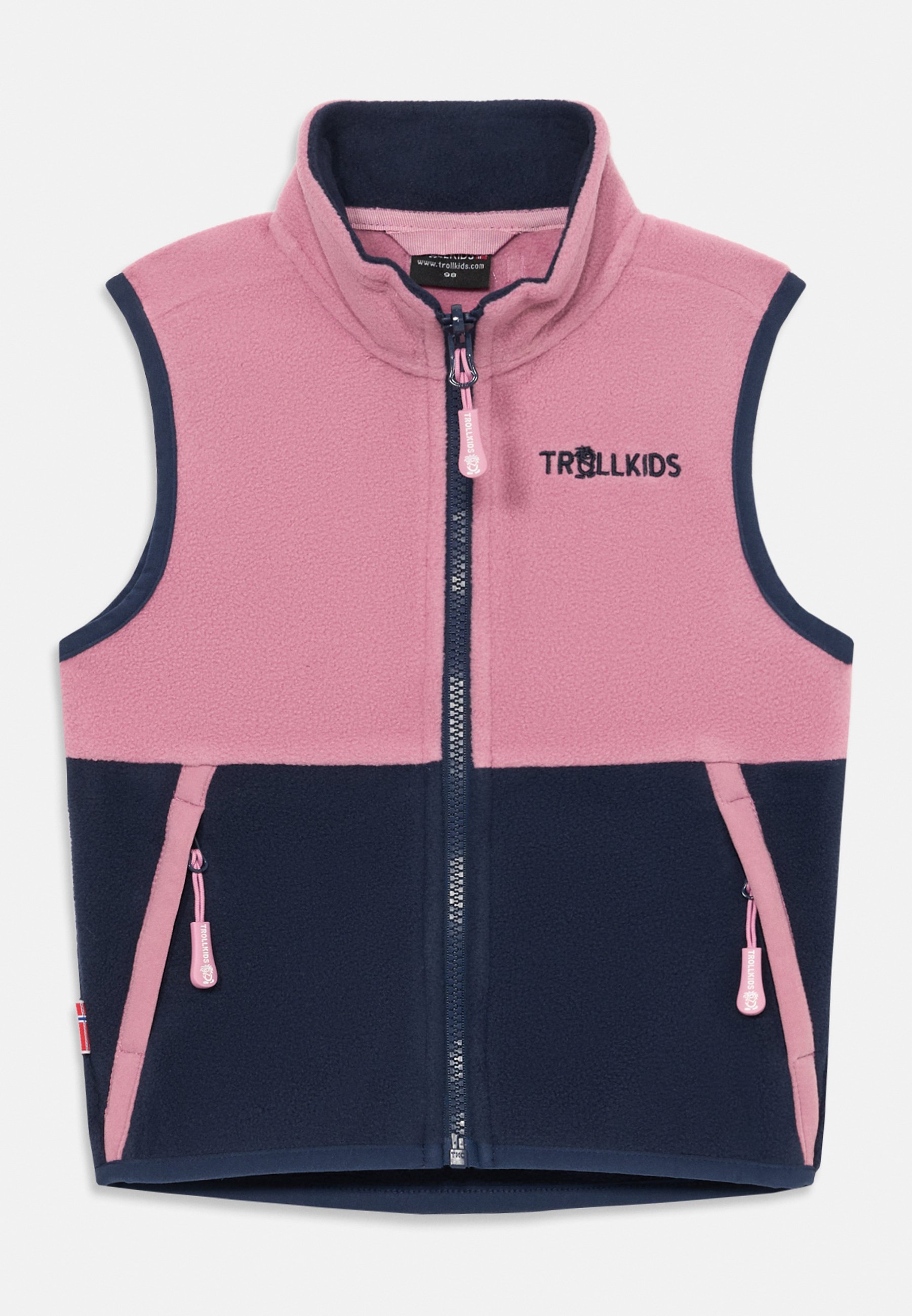 TROLLKIDS KIDS KJERAG UNISEX - Gilet - malva/blu scuro