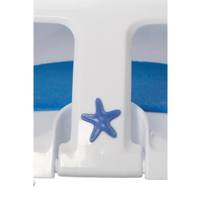 Seggiolino da bagno - DREAMBABY - Super confortevole - Indicatore di rilevamento del calore - Da 6 a 24 mesi fino a 13 kg - Bianco