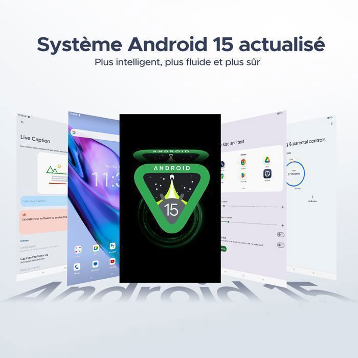 Tablet DOOGEE U11 PRO Android 16, Unisoc T7200, bateria de 8580mAh, tela IPS de 11 polegadas com taxa de atualização de 90Hz, armazenamento de 30GB + 256GB, Widevine L1, Wi-Fi 6 - Preto