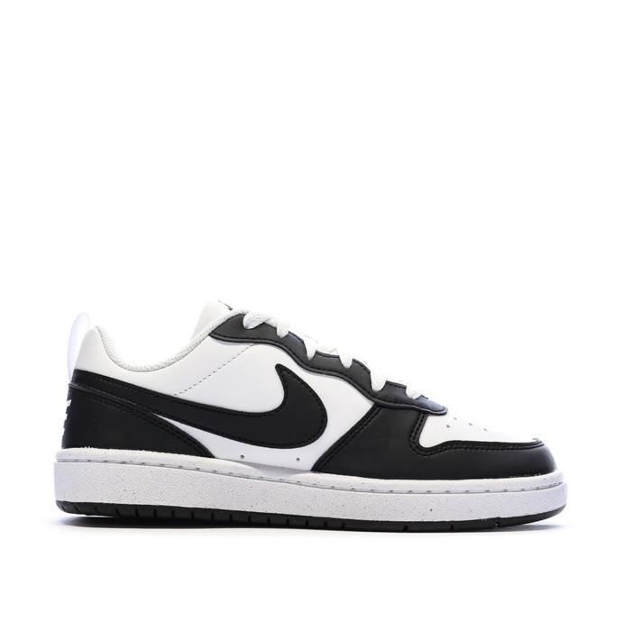 Zapatillas Nike Court Borough Low negras/blancas para niños/niñas
