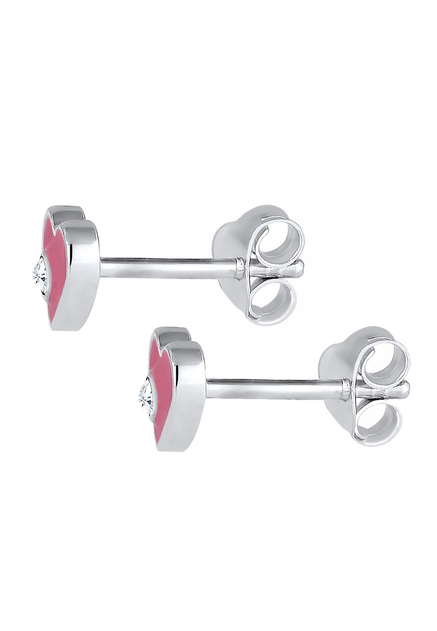 Elli Enfants cœur avec cristaux en argent sterling 925