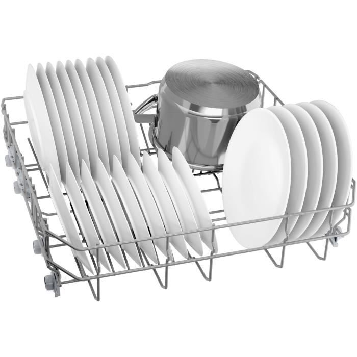 Lavavajillas independiente BOSCH SMS2HVI02E SER2 - 14 servicios - Inducción - 60 cm de ancho - 46 dB - Cajón para cubiertos - Acero cepillado