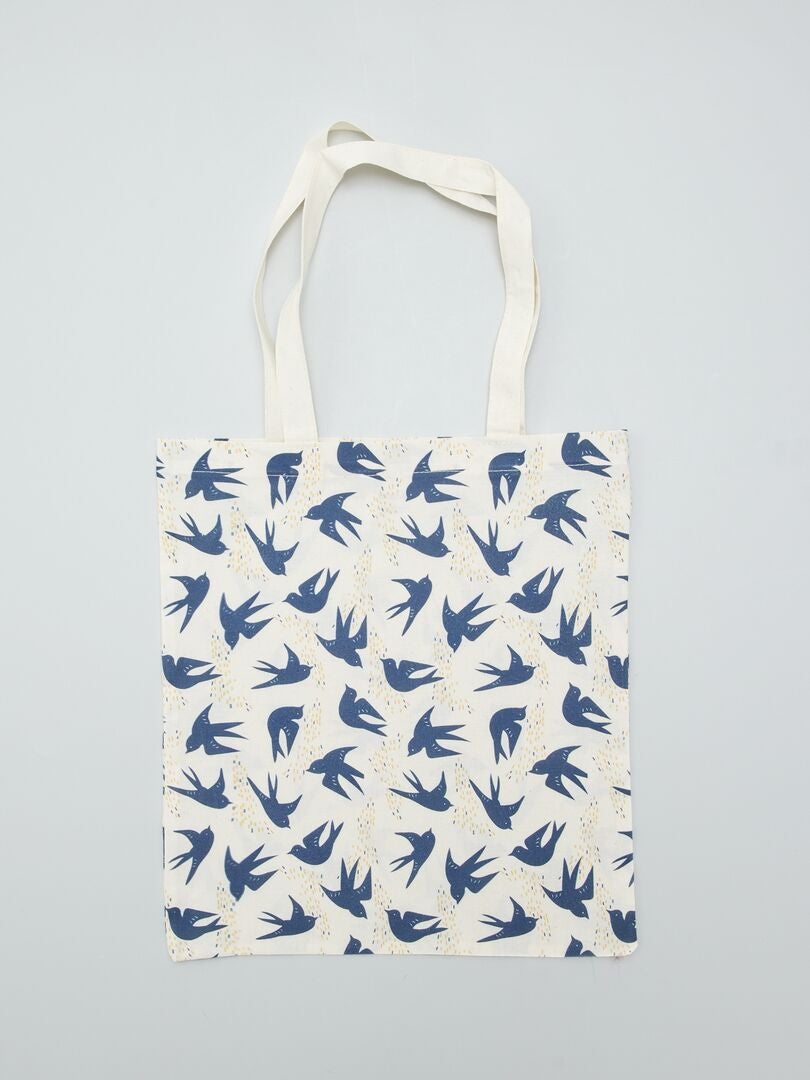 Sacola Tote Estampada - BEGE
