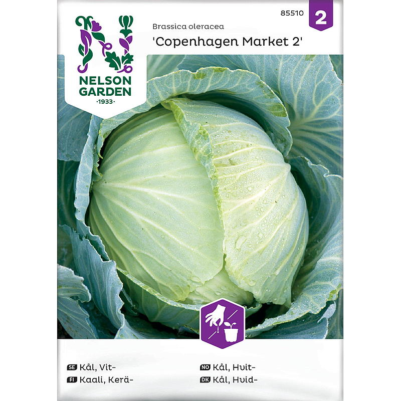 Nelson garden Seeds Hvitkål, sommer, København