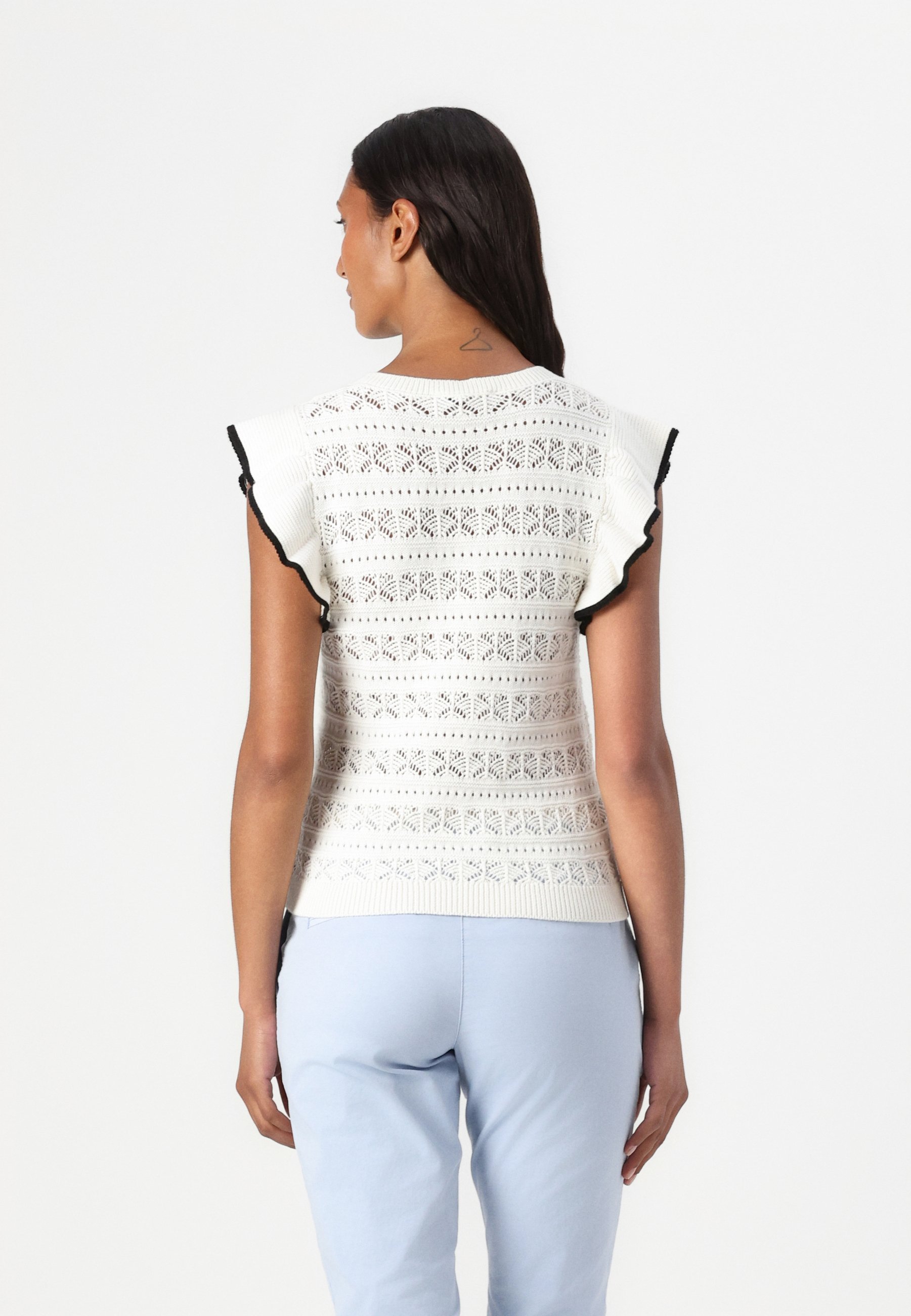 TOM TAILOR DENIM Top - gebroken wit
