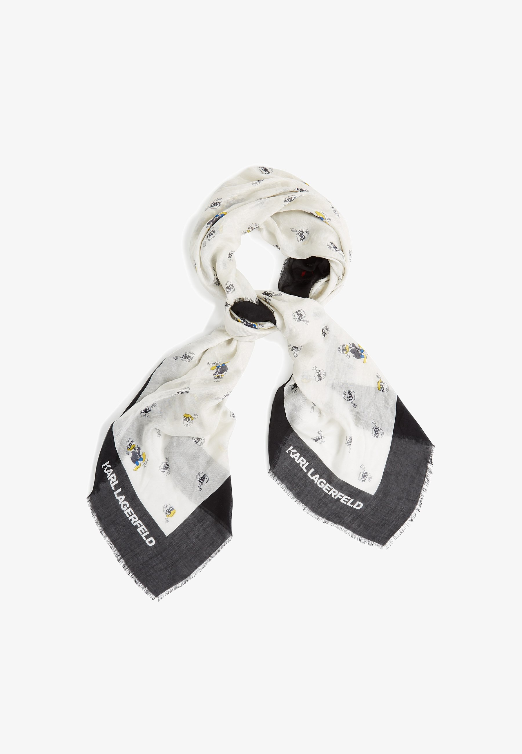 KARL LAGERFELD DISNEY SCARF - Foulard - white