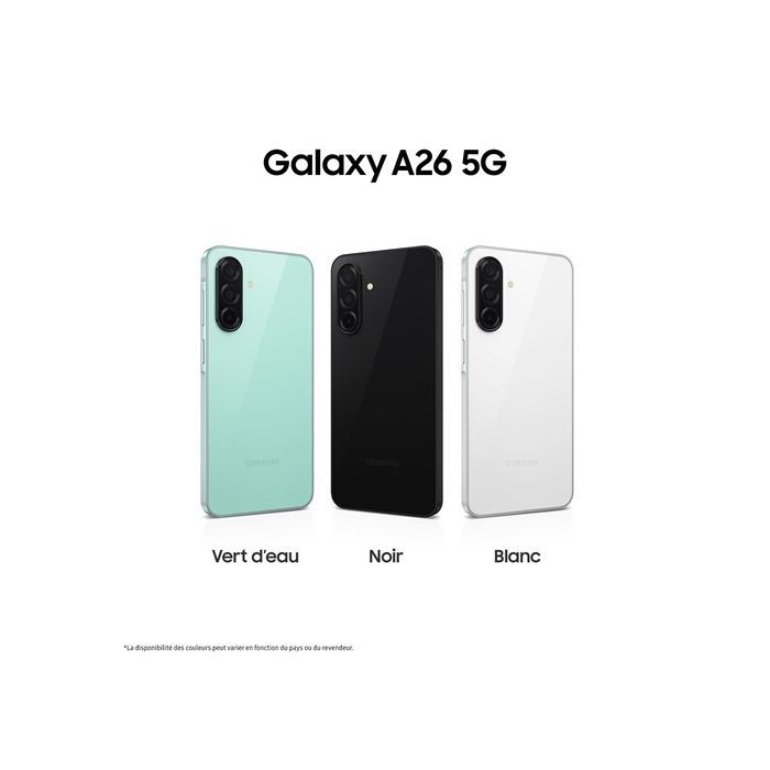 Smartphone - SAMSUNG - Galaxy A26 - 256 GB - 8 GB de RAM - 5G - Pantalla Super AMOLED de 6,7