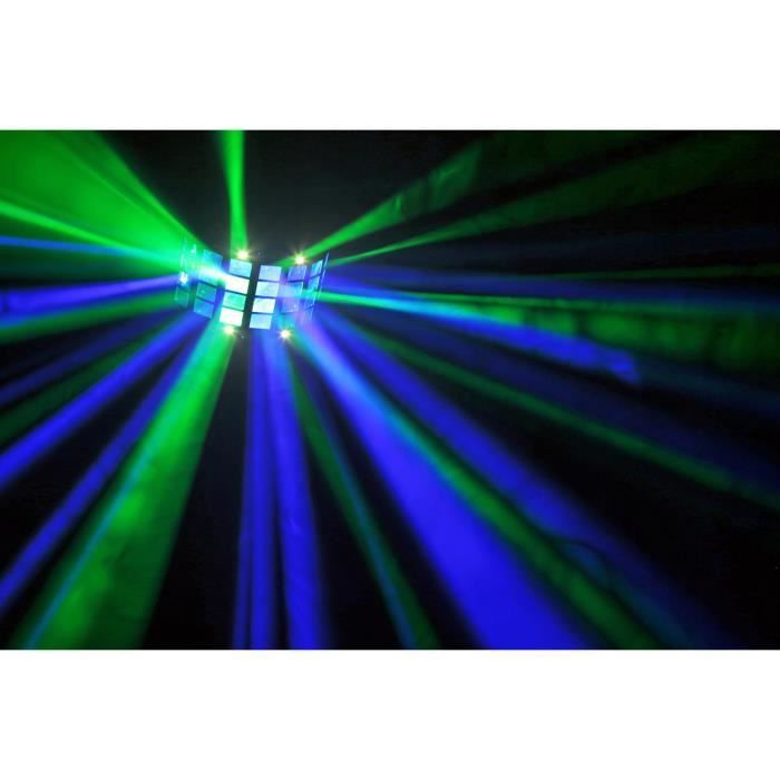 BeamZ Butterfly LED - 2-in-1 LED Projector with Strobe - 3x RGB LEDs, 3W per LED
